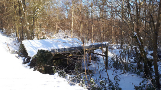Lavoir sous la neige